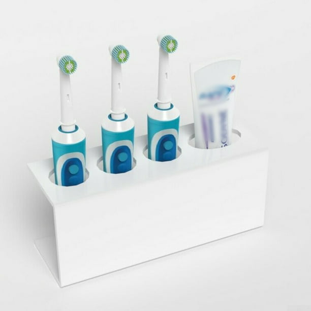 Bathroom Organiser Wall Mounted Electric Toothbrush Holder & Toothpaste Holder